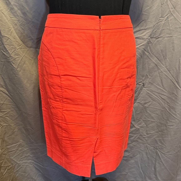 J. Crew Coral-Orange Pencil Skirt - Picture 4 of 5